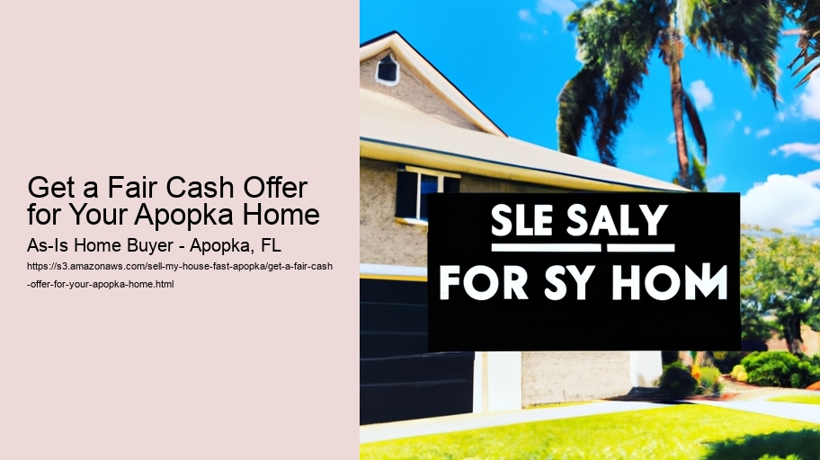 Get a Fair Cash Offer for Your Apopka Home