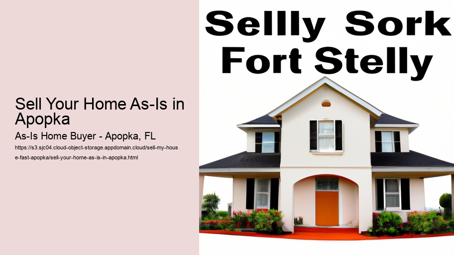 Sell Your Home As-Is in Apopka