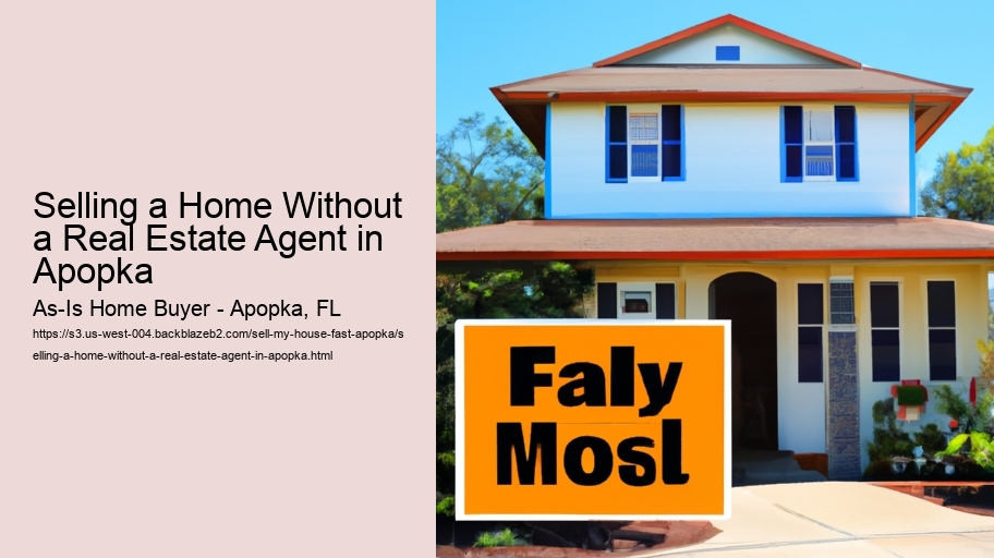 Selling a Home Without a Real Estate Agent in Apopka