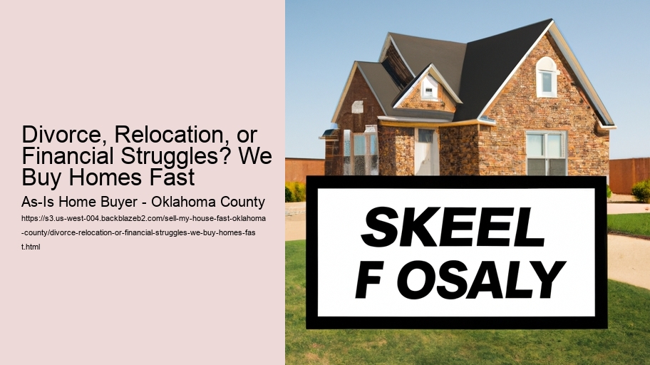 Divorce, Relocation, or Financial Struggles? We Buy Homes Fast