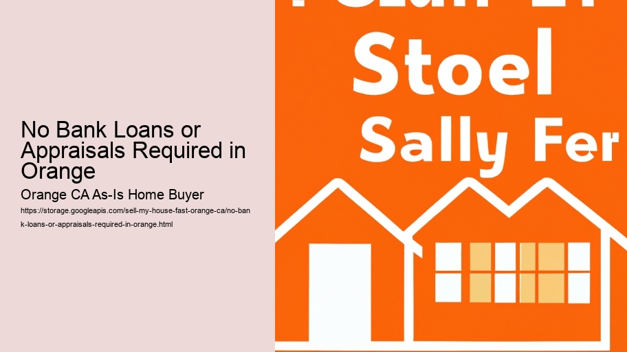No Bank Loans or Appraisals Required in Orange